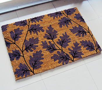 PVC Tufted Coir Mats - Natural Printed